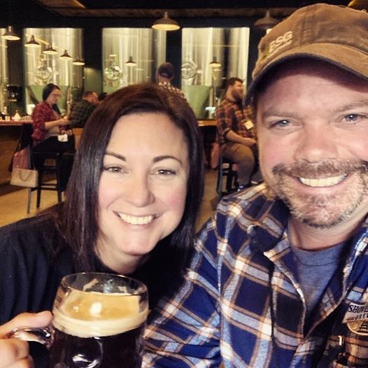 Members of Shovel Town’s Brew Crew, Melissa and Jon, attended the Mass Brewer’s