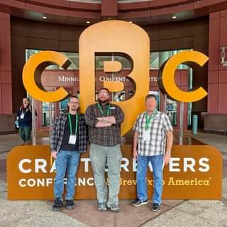 STB camaraderie at the Craft Brewers Conference this week in MN 🙌🏻🍻 Wyatt, Andy