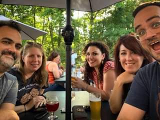 Patio People 🤗🍽🍻 Thanks for visiting, Sandy & family! We’re OPEN 12-6PM today (6