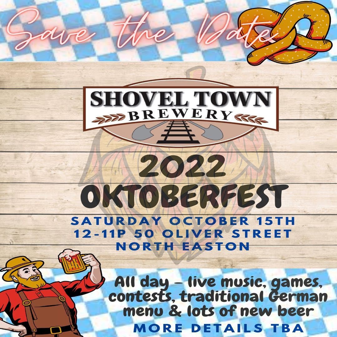 🥨 Save the Date 🥨 for STB Oktoberfest '22! Are you *knots* about our  annual cele - Shovel Town Brewery, image size:1080x1080