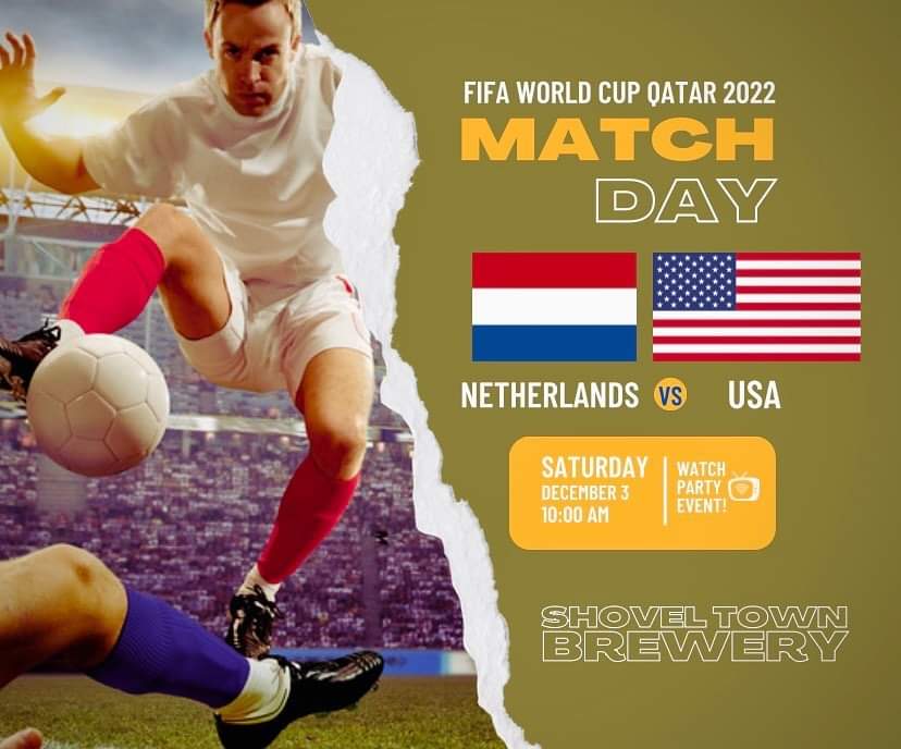 🇳🇱VS 🇺🇸 Another @fifaworldcup watch party event starts with us – tomorrow at 10a