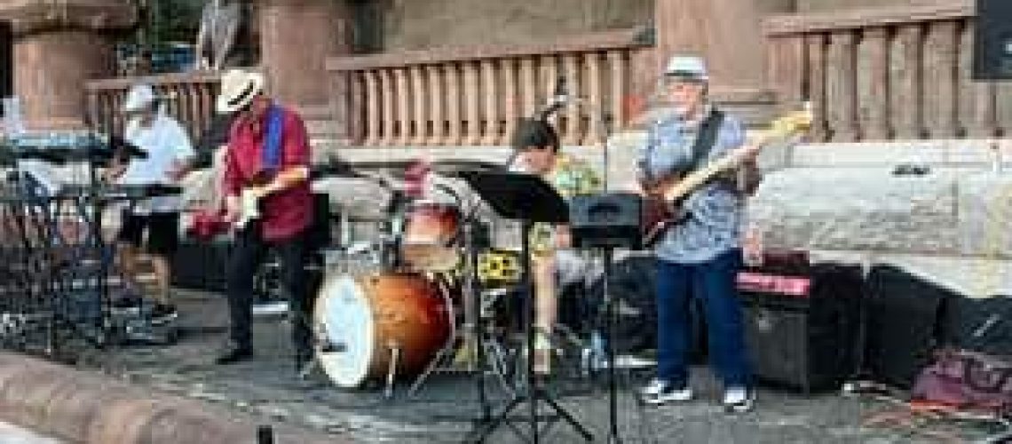 Great band on the steps of Oakes Ames Hall tonight! COMMENT below, if you came b