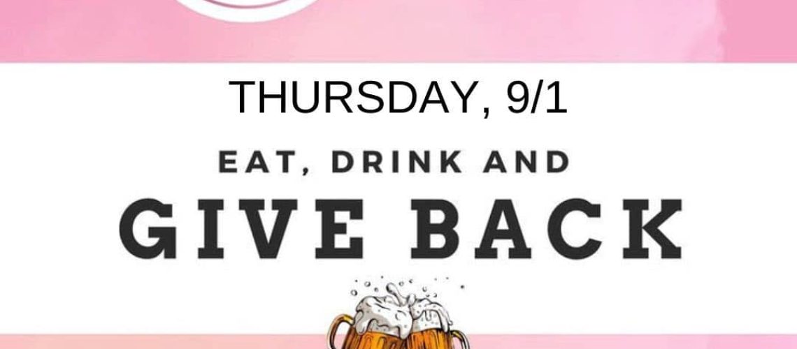 Eat, drink & give back to The Soul Project 💕🍻 Thursday, 9/1 in the STB Taproom —